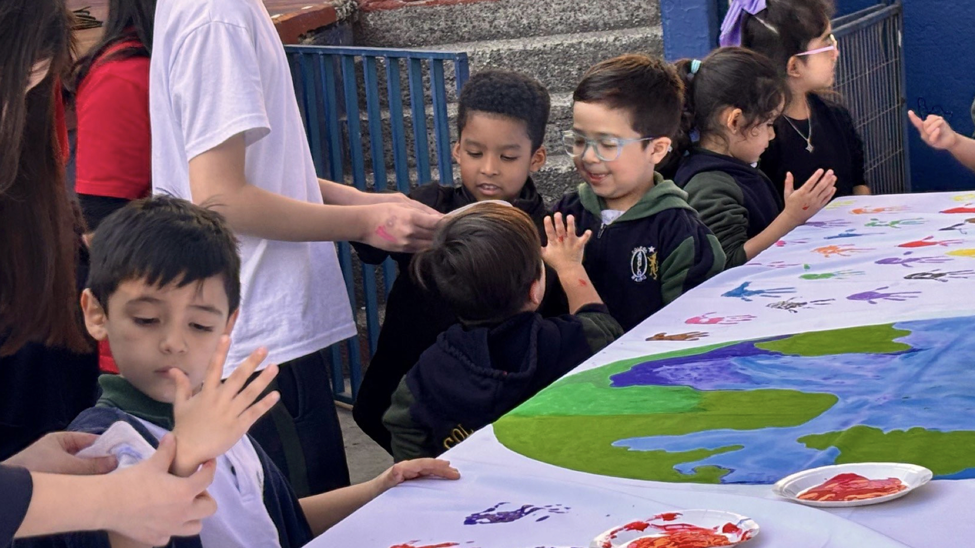 Estudiantes en ambiente de aprendizaje